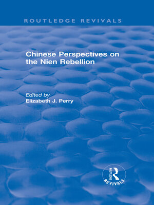 cover image of Chinese Perspectives on the Nien Rebellion